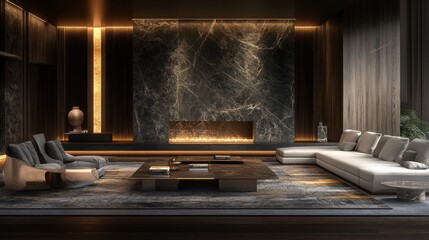 Sunlit living room with plants and wooden decor overlooking a lush garden in the afternoon