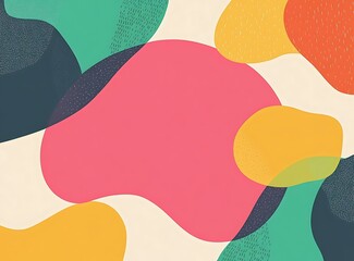 Fototapeta premium Abstract Colorful Shapes Background Design