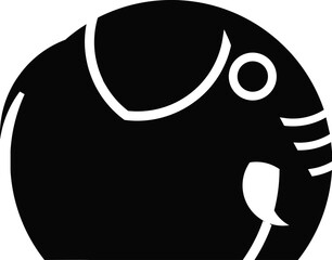 Elephant. Vector, Logo, Illustration.