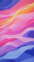Fototapeta premium Abstract background with soft, colorful waves.