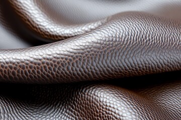 A smooth leather texture, in deep brown, creating a rich and luxurious feel