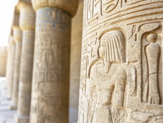 Intricate Ancient Wall Carvings Showcasing Timeworn Artistry and Cultural Heritage, Highlighting the Beauty of Historical Stone Sculptures