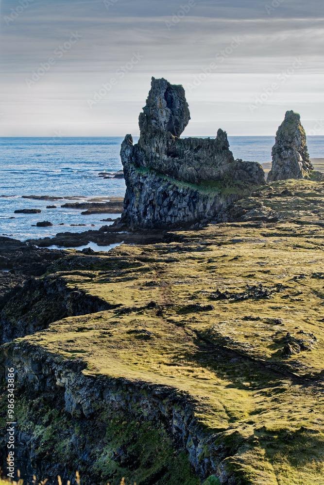 Wall mural rocks in the sea