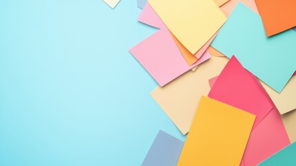 Fototapeta premium Free trendy colors abstract playful shape background wallpaper