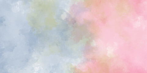 creating a calming and artistic colorful paint background, Fractal art background with multicolor creative design, Colorful watercolor splatter brush painted digital art painting on paper or canvas.