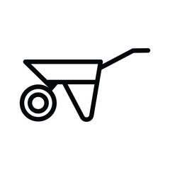 Nice Trolley Garden Icon Design
