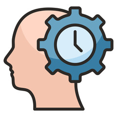 Time Management  Icon Element For Design