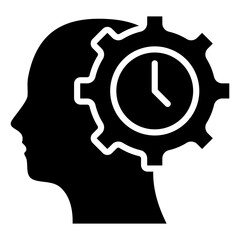 Time Management  Icon Element For Design