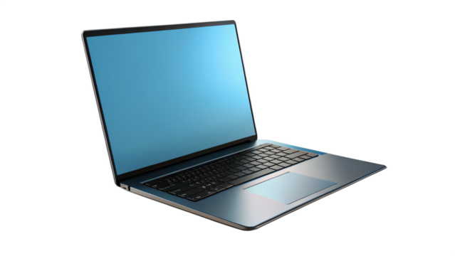 Laptops mockup isolation on white background
