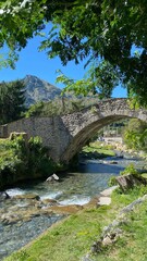 Fototapeta premium Sallent de Gállego: A Picturesque Municipality in the Heart of the Pyrenees, Huesca, Aragón