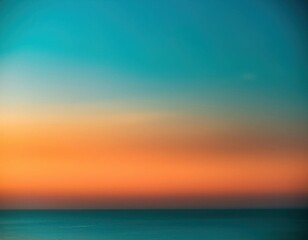 Obraz premium Vibrant orange and blue gradient with soft transitions