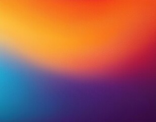 Gradient blend of warm orange and blue shades