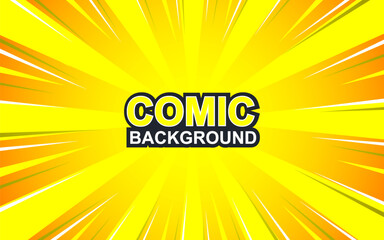 Comic Zoom Lines Background