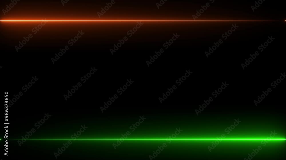 Poster neon line background animation.neon light line technology motion background. bright neon line animat
