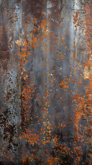 texture floor wall iron plate rusty damaged scratches silver brown red wallpaper for background web design copy space