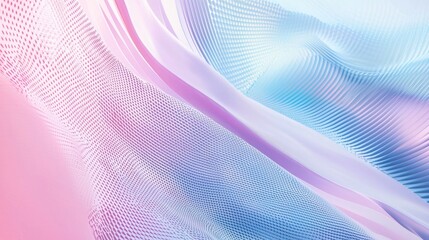 Abstract background in blue and pink tones with a wavy pattern flowing from left to right, creating a sense of movement and dynamism
