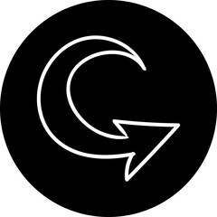 Single isolated icon with outline style icon on white background