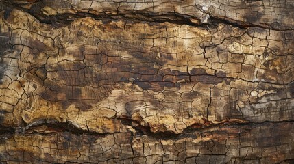 Fototapeta premium Close-up of Cracked Bark