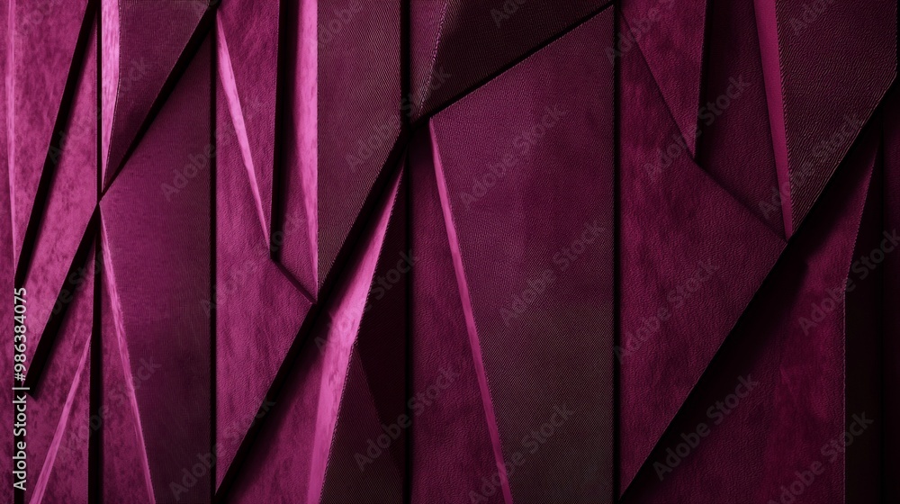 Poster geometric shapes creating a three dimensional effect on a modern architecture background. the textur