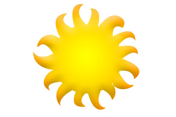 yellow sun icon