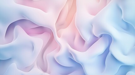 Obraz premium Flowing pastel background perfect for elegant design projects, adding a touch of magic and whimsy. Ideal for banners, posters, cards, and websites, evoking calm and relaxation with a luxurious look