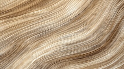 Naklejka premium Smooth wood texture with natural pattern forming wavy lines and flowing shape, for interior design and decorative workings
