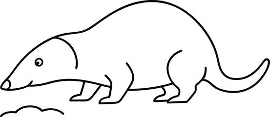 Explore the Underground World of Moles with Stunning Vector Art
