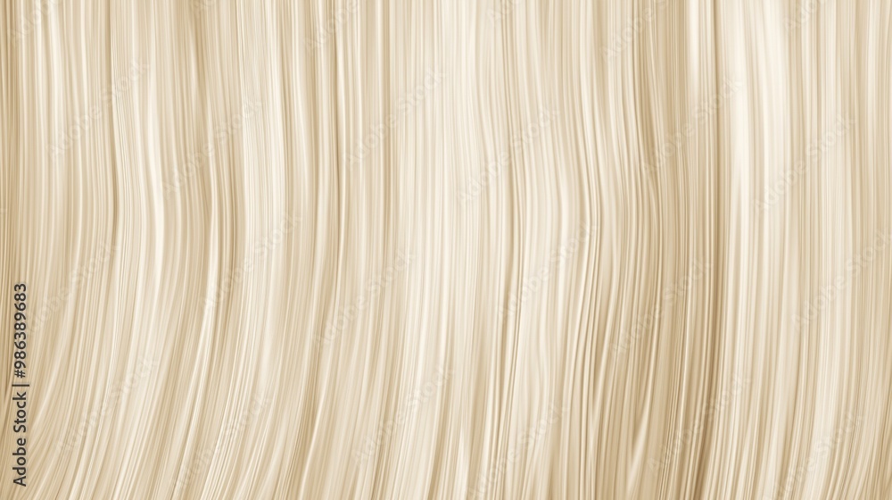 Poster flowing beige lines on abstract background evoke elegance and movement. soft, light design with mode
