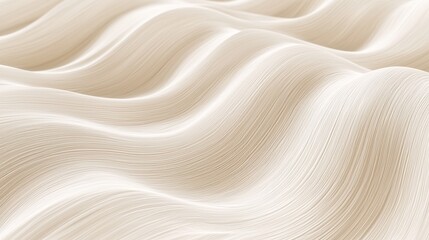 Fototapeta premium Graceful beige wave background, modern minimalist pattern for beauty, fashion, wellness themes. Relaxing, stylish, versatile design for various needs