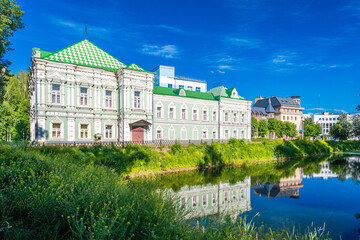 Fototapeta premium Museum of Local Lore in a small Russian town of Shuya