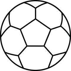 Stylish Vector Illustration of a Soccer Ball for Creative Projects
