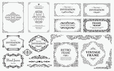 frame, border, vintage, classic, background, corner, banner, ornament, decorative, design, retro, calligraphic, card, certificate, art, dashes, decoration, divider, elegance, elegant, element, festive