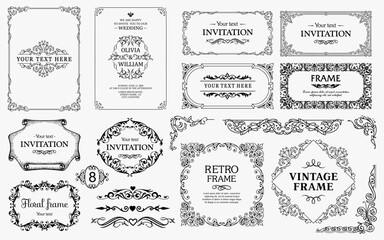 frame, border, vintage, classic, background, corner, banner, ornament, decorative, design, retro, calligraphic, card, certificate, art, dashes, decoration, divider, elegance, elegant, element, festive