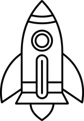 Rocket Icon Vector Illustration for Stellar Designs
