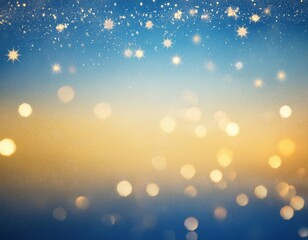 Blue and Gold Glittery Abstract Backdrop