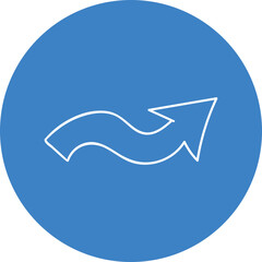 Single isolated icon with outline style icon on white background