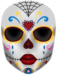 carnival mask isolated on white