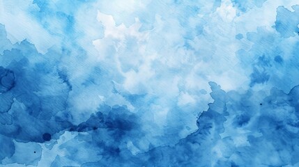Fototapeta premium Blue watercolor abstract background