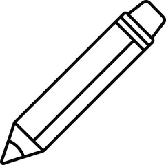 Colorful Crayon Icon Vector Graphic for Fun Visuals
