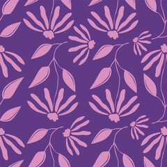 pattern, seamless, wallpaper, vector, vintage, texture, flower, illustration, design, floral, art, decoration, ornament, paper, decor, pink, damask, retro, tile, style, color, leaf, old, brown, 