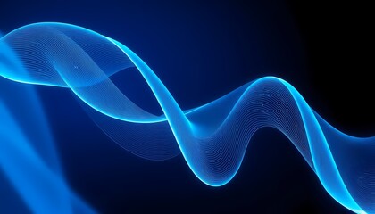 Energy blue background with dna