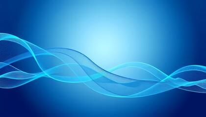 abstract blue wave background