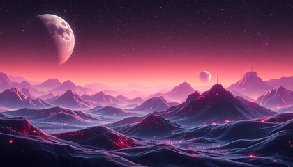 sunrise over the mountains