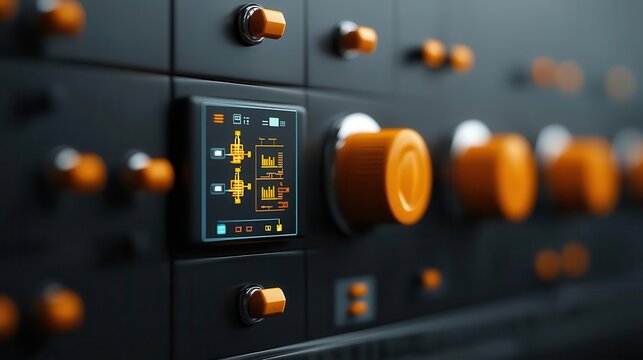 Factory with real-time monitoring systems optimizing manufacturing output and reducing waste