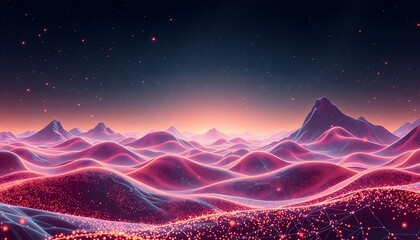 sky over the digital mountains