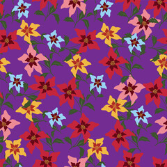 pattern, seamless, wallpaper, vector, vintage, texture, flower, illustration, design, floral, art, decoration, ornament, paper, decor, pink, damask, retro, tile, style, color, leaf, old, brown, 