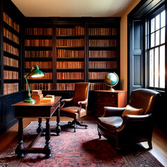 interior of a library