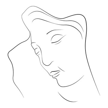 recommend clip art: Mary Mother of God. Virgin Mary Mother of Jesus. Personification motherly love, mercy and protection. Holiness and humility.
