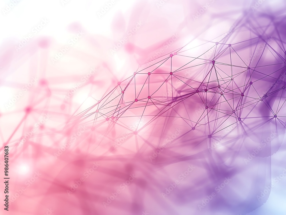 Poster abstract polygonal space low poly dark background with connecting dots and lines