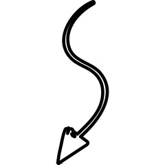 Single isolated icon with outline style icon on white background